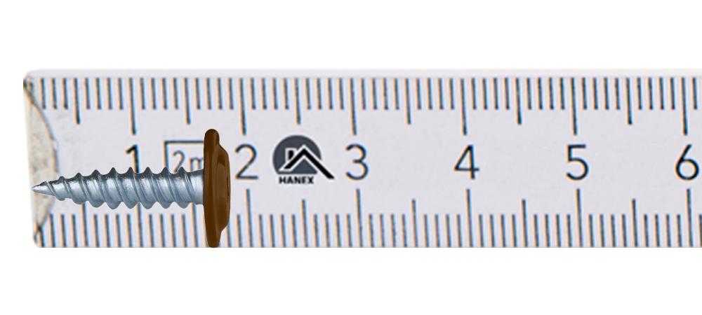 GM- mounting connectors 4.2x16mm RAL 8003