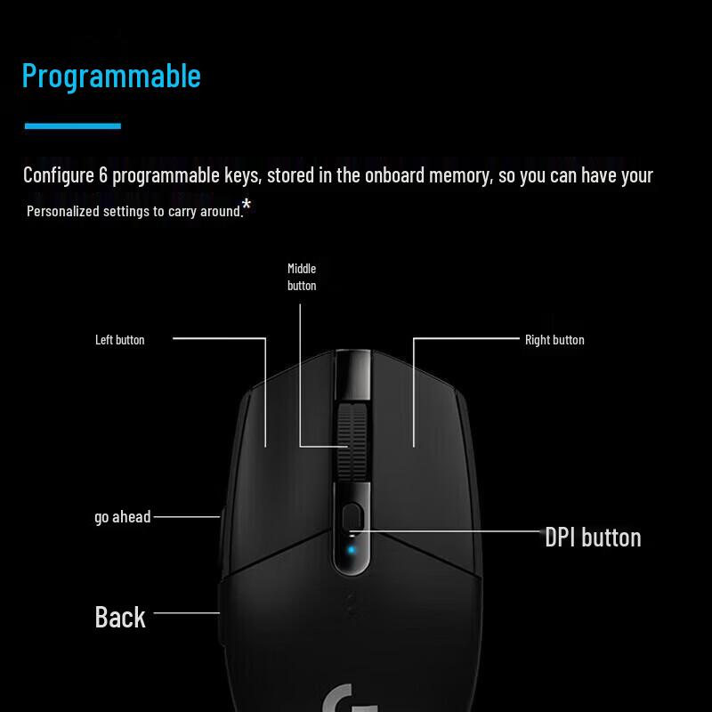 Logitech G304 LIGHTSPEED Wireless Gaming Mouse