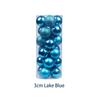 Elegant Pack of 24 Plastic Christmas Ornament Balls Shiny Matte Glitter