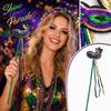 Sequins Handheld for Masquerade Party Costume Event Accessory