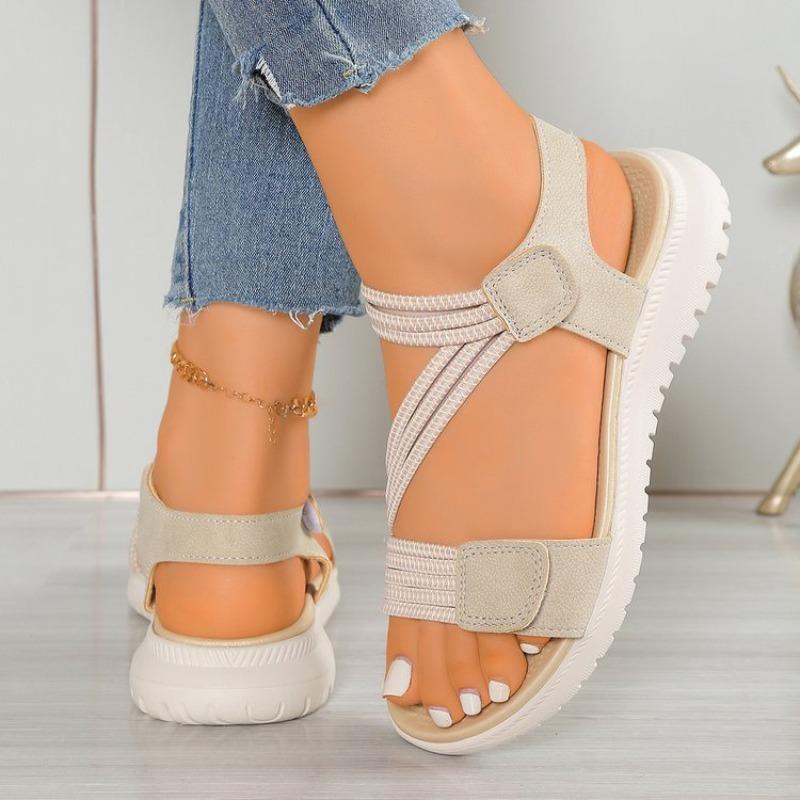 Fashion 2025 Summer New Outdoor Sports Beach Diagonal Heel Women's Comfortable Open Toed Sandals