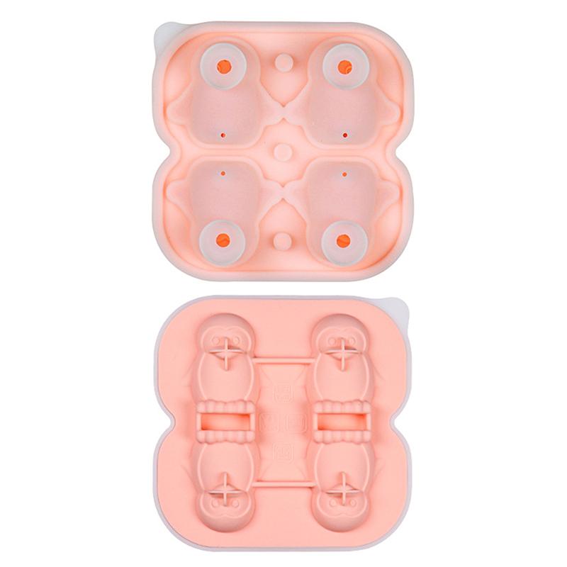 Penguin Ice Cube Tray Fun Shape, Odd Novelty Cute Penguin Gifts, 2.2" Large Silicone Whiskey Ice Mold For Cocktail,Bourbons Bran