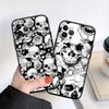 LO87 Skeleton Skull Phone Case for Samsung Galaxy A11 A12 A13 A15 A52S A53 A55 A56 A70 A71 A72 A73 F06 F16 F56 S10 Plus S10e