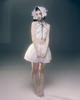 Leobyui Ribbon Insert Bell Skirt White