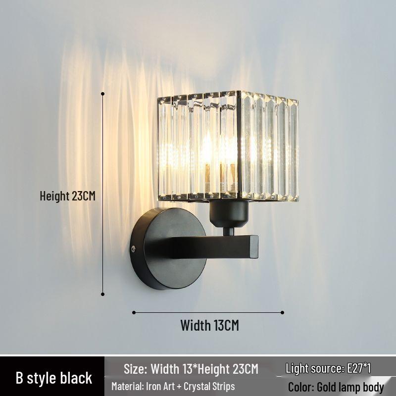 

Скандинавский настенный светильник для спальни, отеля или гостиной - Роскошный, простой дизайн для фона ТВ или коридора. Without light source