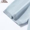 Men's Summer Linen Blend Short-Sleeve Knit T-Shirt