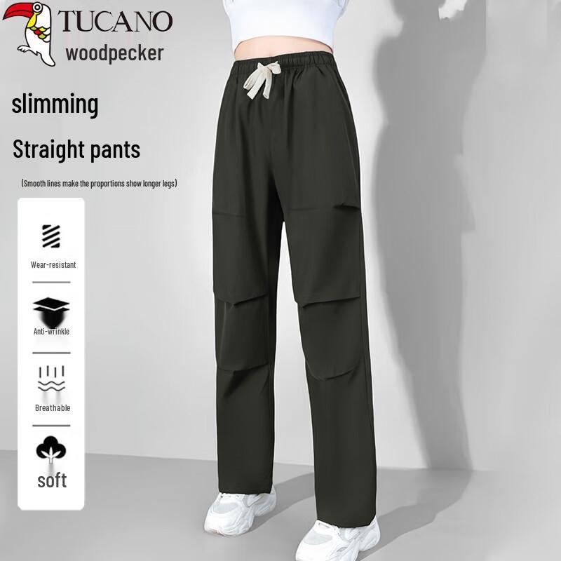 Woodpecker Women s High-Waist Drawstring Cargo Pants 3XL