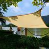 Large premium shade sail waterproof 4x6 beige uv shade cloth