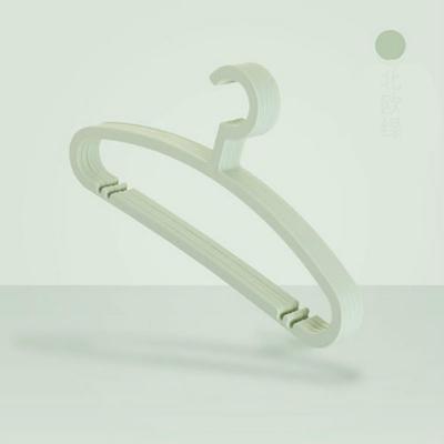 5pcs/lot Household Traceless Hangers Plain Plastic Drying Hangers Non-slip, Dry and Wet Clothes Hang