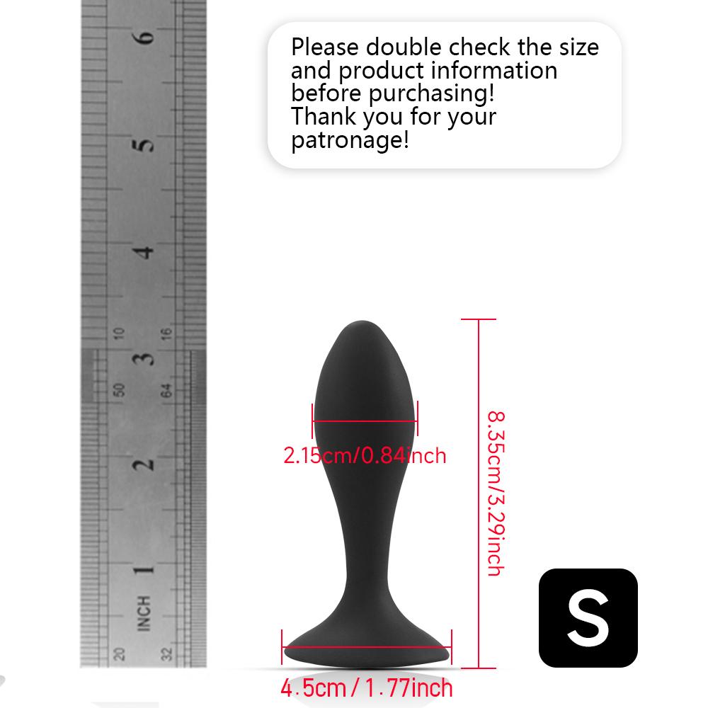 3 Sizes Unisex Silicone Rear Anal Plugs, Anal Trainers, SM Adult Sex Toys, Ladies Sex Toys, Sex Toys