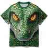 Full Print Animal Dinosaur T Shirt For Men 3D Print Short Sleeve