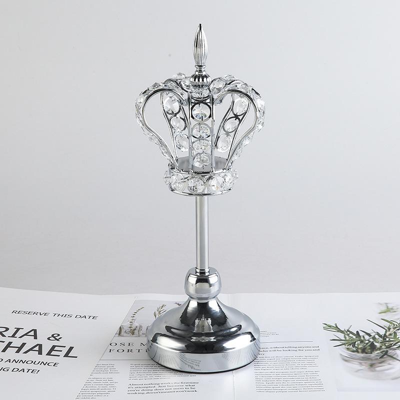 European Crystal Candle Holder for Dining & Decor