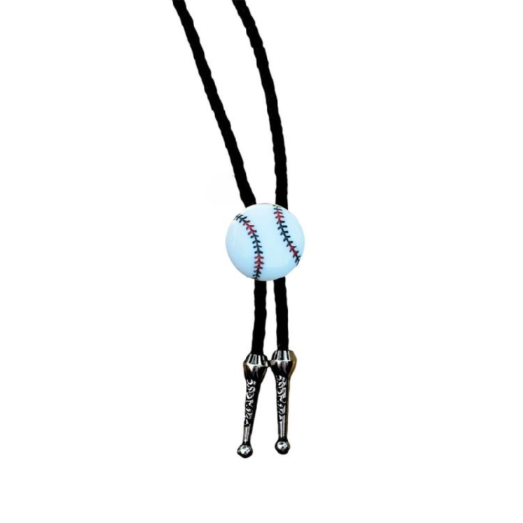 Элегантный Черный Боло-галстук с Подвеской в Виде Баскетбольного Мяча Ковбойский Галстук Западный Галстук