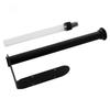 Black Wall-Mounted Stainless Steel Toilet Paper Holder