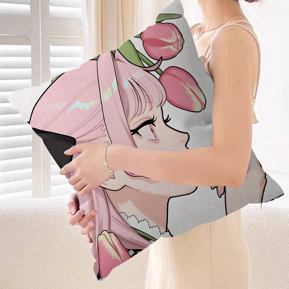 Manga Gokurakugai Pillow Gifts Home Office Furnishings Bedroom Sofa Car Cushion Cover Case Xcm