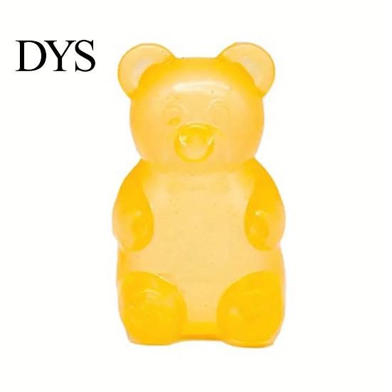 Clear Stress Ball Bear Squeeze Toy Anxiety Relief Glitter Sugar Sensory Soft Stretchy Decompression Fidget Kids