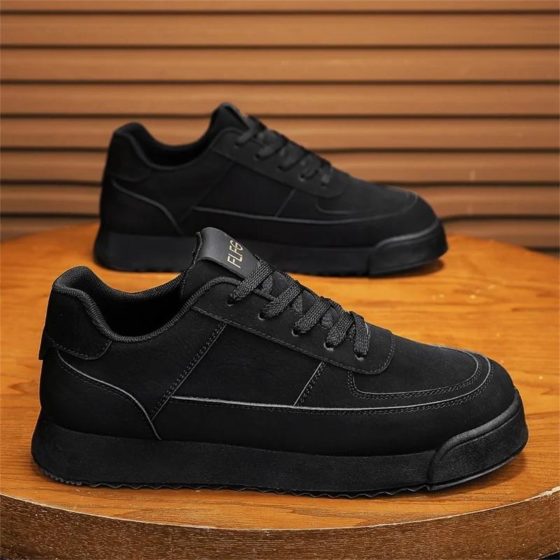 

Retro Fashion Men Lace-up Casual Sneakers Brown Men s Low Sneakers Breathable Flat Shoes Trainers Big Size 45 39