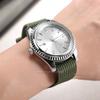Ribbed Nylon 18mm 20mm 22mm Watch Band Men Women Straps Woven Canvas Bracelets Sport Wristbands Breathable Replacement Belt