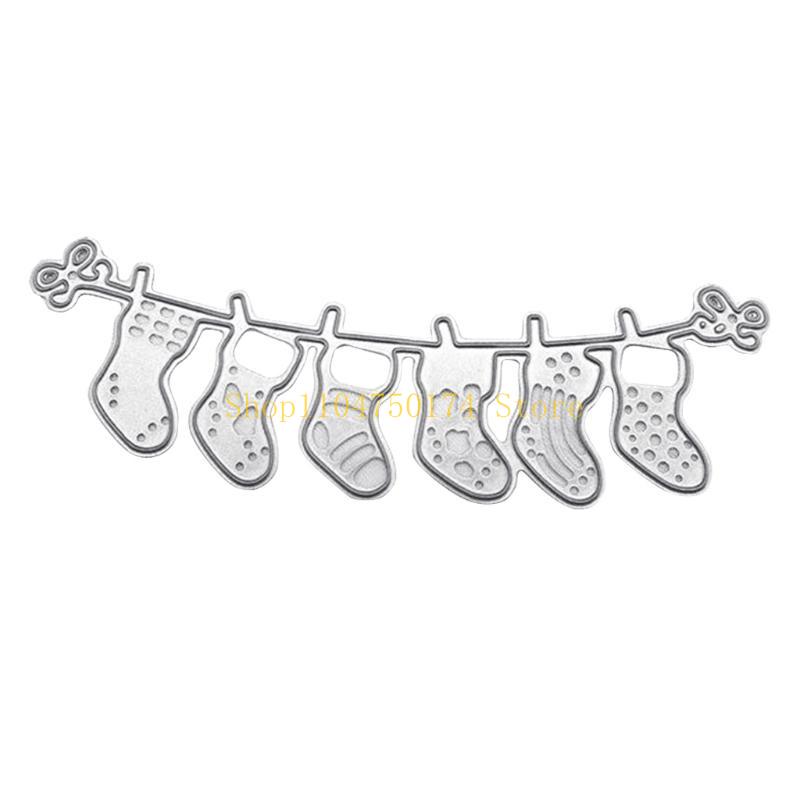 Christmas Sock Metal Cutting Dies Stencils Crafts Cards Cutting Die Cut Top Sale