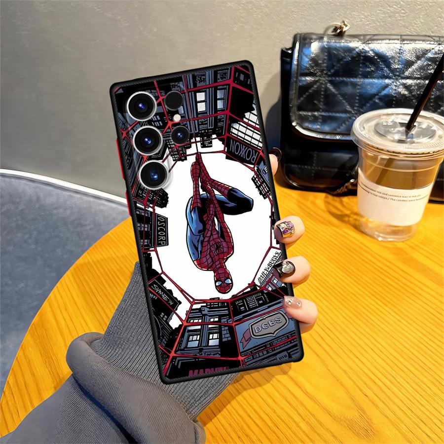 Case for Samsung Galaxy Note 20 Ultra 10+ S24 Plus S25 Ultra S21 S20 FE S23 FE S26 S22 Funda Back Phone Cover Marvel Comic