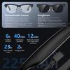 Blackview BV200 Al Smart Glasses Smart Camera Brille Sonnenbrille Musikwiedergabebrille Outdoor Sportbrille Smart Glasses mit Musik & Kamera