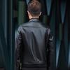 Men's Crocodile Pattern Sheepskin Leather Jacket