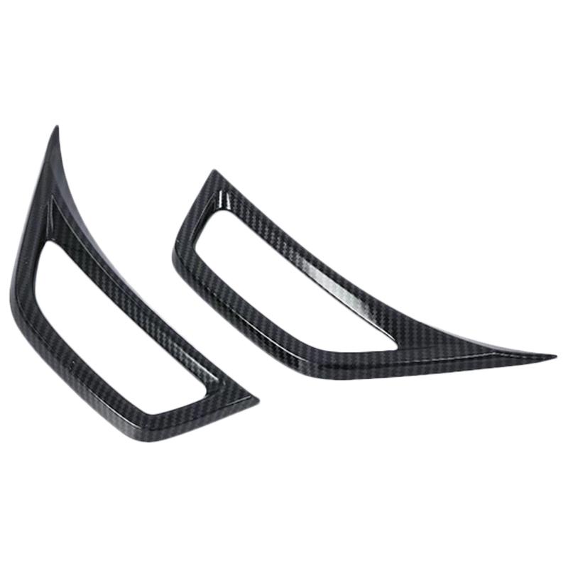 2 pcs ABS Exterior Car Leaf Panel Side Leaf Plate Air Vent Inlet Trim Covers For Jeep Wrangler JL 2018