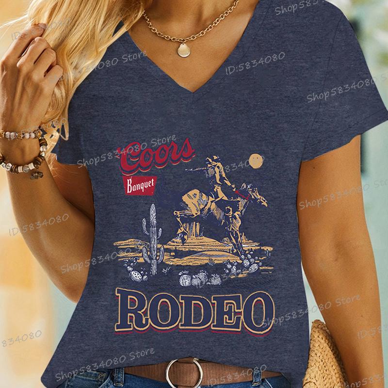 Rodeo 90s Cowboy Shirt Cool Rodeo Classic Tops Gift For Cowgirls Trendy Rodeo Graphic Western Clothes Western Cowboy Tshirt