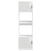 Built in Oven Cabinets 2 pcs Lucca High Gloss White Wood Based Material