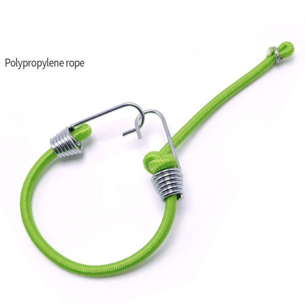 5 Stück Grün Schwarz Elastisches Seil Strapazierfähige Elastische Bungee-Kabel Gepäckseil Outdoor-Werkzeug