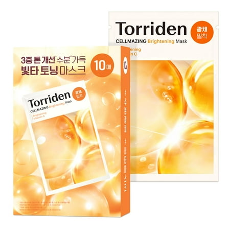 TORRIDEN CELLMAZING Vita C Brightening Sheet Mask 10 Sheets
