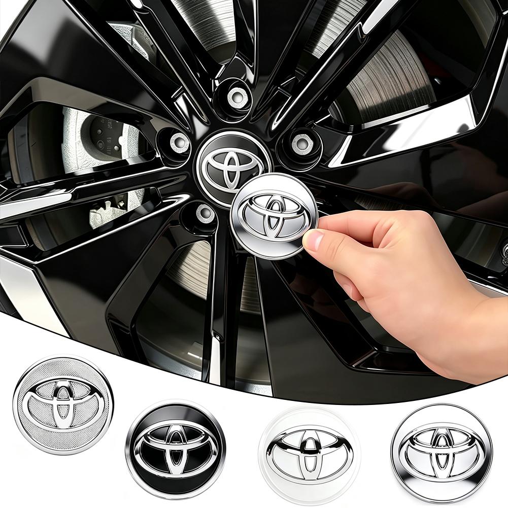 4Pcs 57mm/62mm Car Wheel Center Hub Cap Rim Cover Accessories For Toyota Hilux Corolla RAV4 Camry Highlander Yaris Cross Prado 6GR