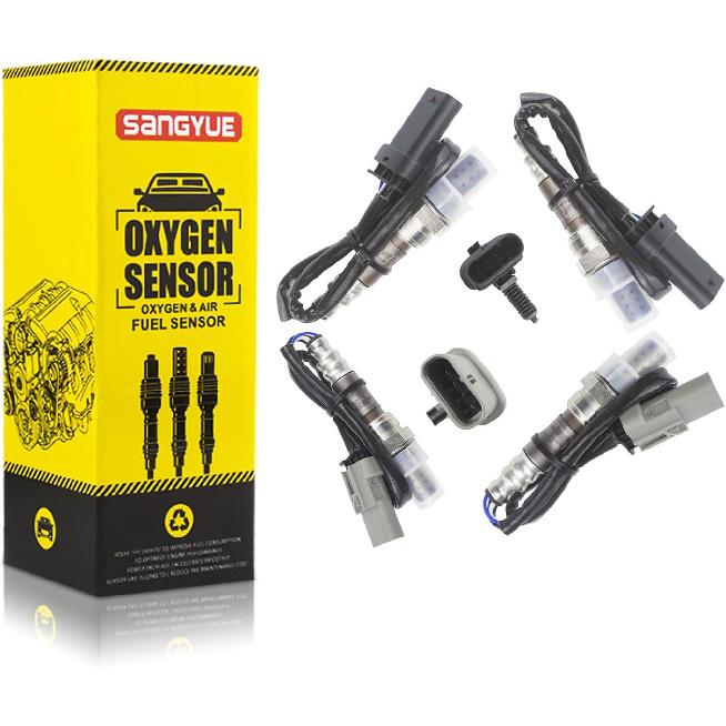 

Комплекты датчиков кислорода 4 шт. для 2014-2018 Chevrolet Silverado 1500 GMC Sierra 1500 4.3 л/6.2 л Верхний + Нижний