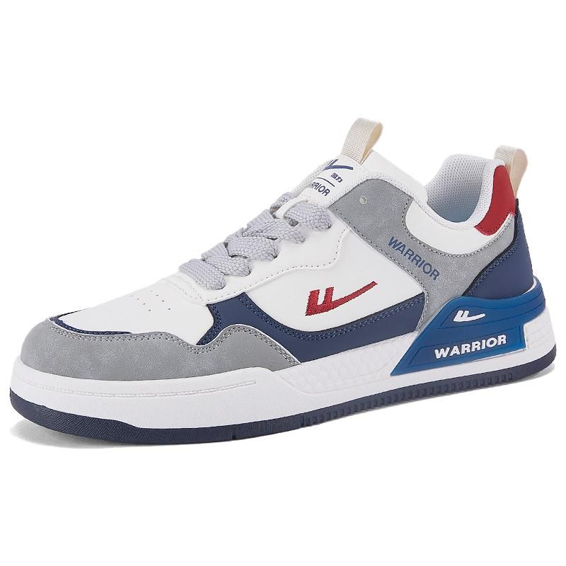 Warrior Casual Versatile Comfortable Soft Sole Non-Slip Shock Absorbing Wear-Resistant Breathable Low-Top Skate Shoes Men Sneaker WBN(JS)-100601