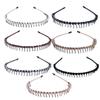 Japanese Sweet Women Fashion Girls With Teeth Headwear Iron Hair Band Crystal Beaded Headband
