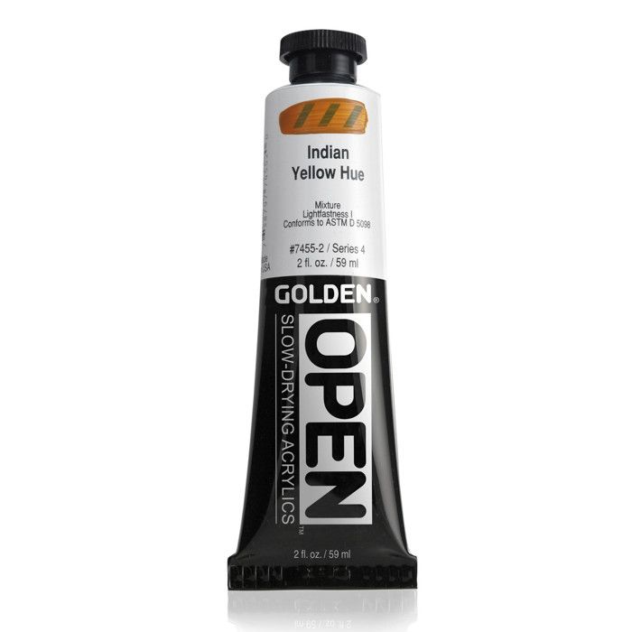 Peinture Acrylique - Golden - Open 60ml - Indian Yellow Hue - Mixte - Avancé