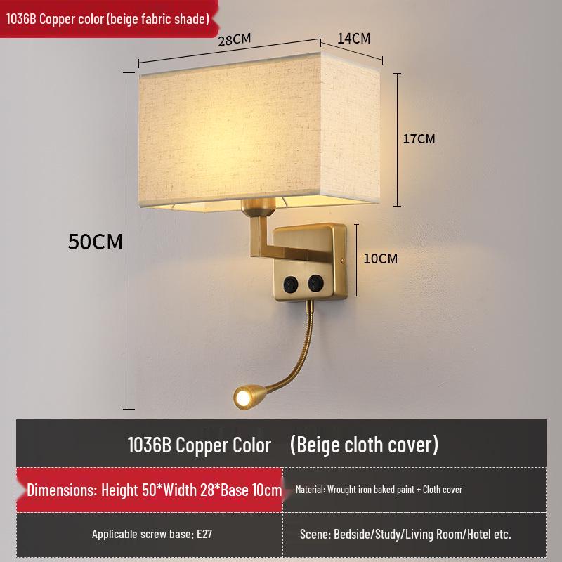 European Style LED Wall Lamp for Bedroom or Living Room
