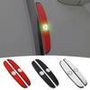 JRS5 4pcs Car Door Anti-collision Bumper Strips Luminous Sticker For Mercedes Benz B/C/E/S Clase A C200L GLC GLK CLA W166 W163 W221
