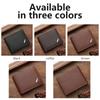 Vintage Men Leather Wallet Short Slim Male Purses Money Credit Card Holders Men Wallet Money Bag