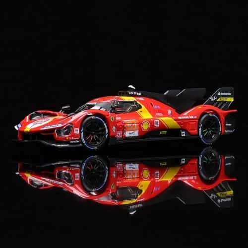 Bburago 1:43 499P LMH Diecast Car, 499P WEC Prototype Racing Car, Le Mans 24 Hours Winner Hypercar No. 51, Complete Model, Perfect for Gifts, Decorati