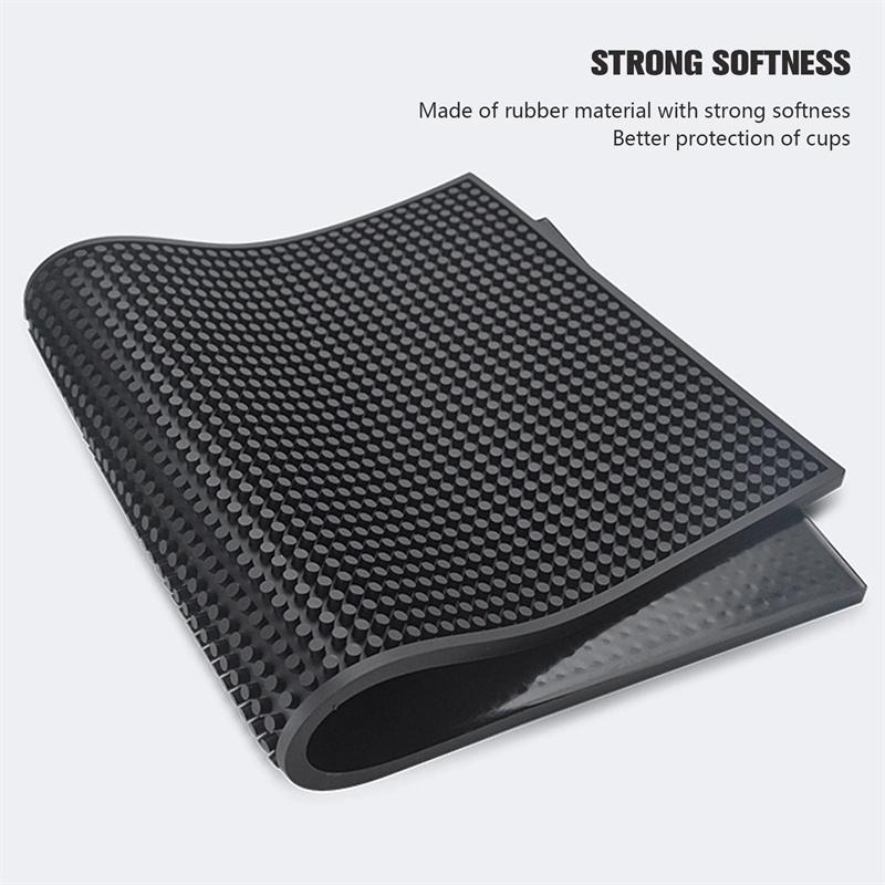 PVC Bar Mat Anti-slip Cafe Bar Mats Home Cup Mat Waterproof Heat Resistant Durable Drain Bar Service Spill Mat for Home Bar Cafe