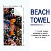 Pantera Band Print Beach Towel, Large Soft Quick Dry Towel for Beach Camping Swimming