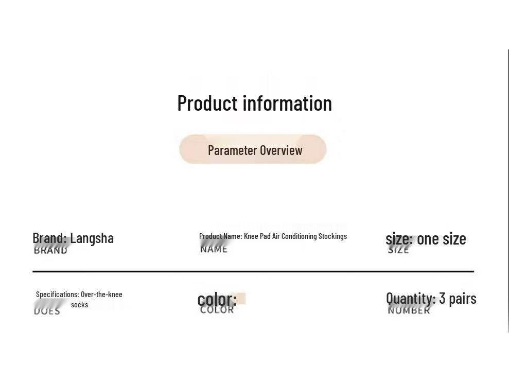 Langsha Women's 7A Antibacterial Thigh-High Stockings