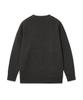 STANDARDERROR 87-Stan191 Art Lettering Oversized Jacquard Knit Charcoal