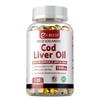 GREVIP Cod Liver Oil Capsules - Heart, Brain, Joint Health, and Immune System Health