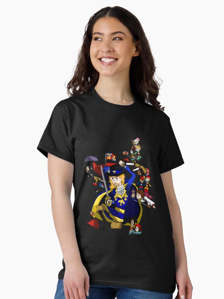 Europa Universalis Renaissance Map of France Classic T-Shirt