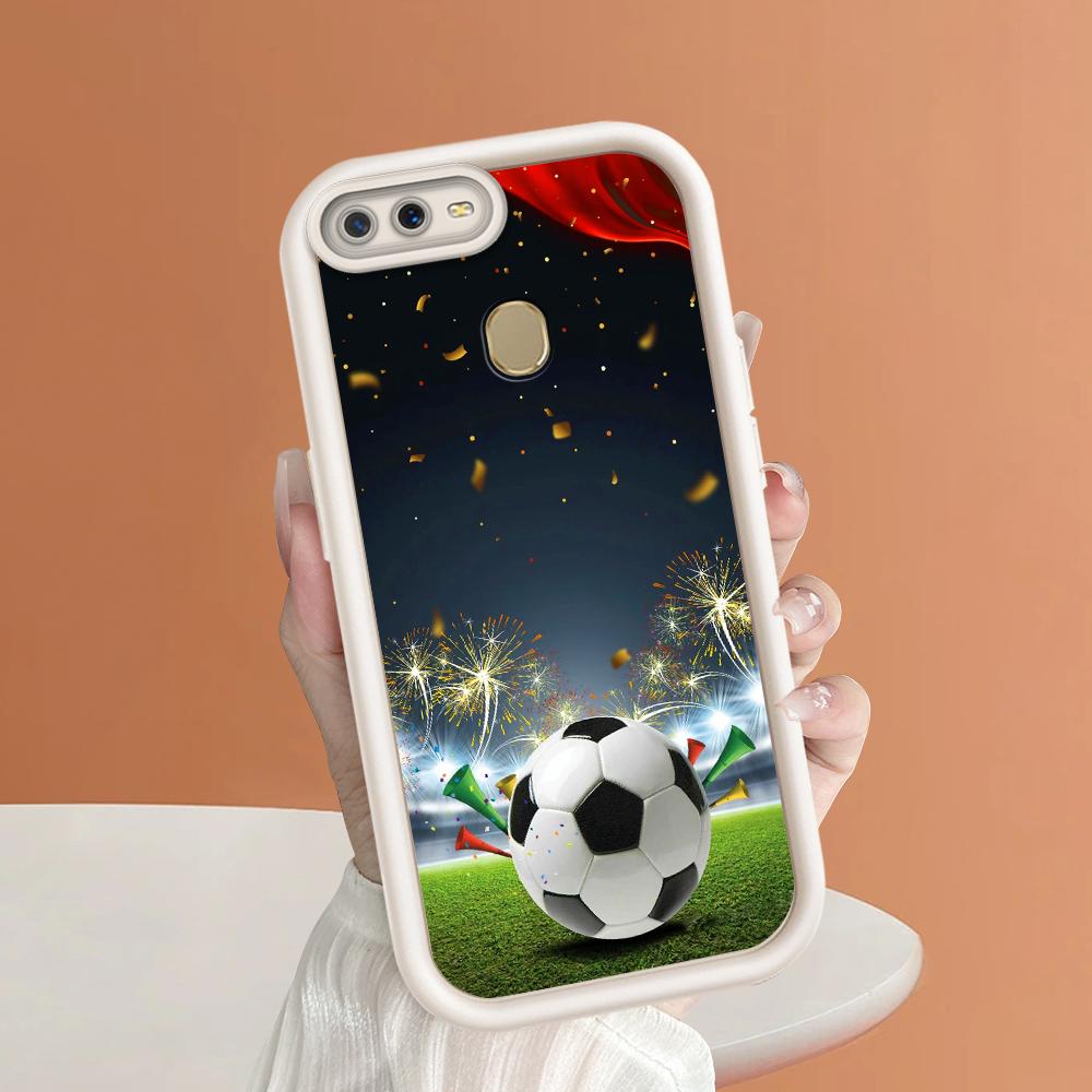 Soft Silicone Square Ladders Cartoon Pattern Full Cover Camera Protection Shockproof Case for OPPO Reno Realme OnePlus