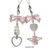 Sweet Bowknot Bear Pendant Phone Strap Portable Hanging Lanyard for Girls