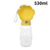 2-in-1 Dog Water Bottle Food Grade Leakproof Portable Pet Drinking Feeder for Small Big Dogs Outdoor Travel Hiking