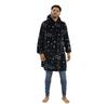 Childrens/Kids Icon Fleece Sherpa Lined Oversized Blanket Hoodie